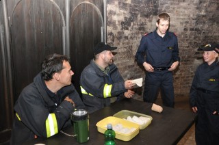 Erste Hilfe Station bei der Einsatzübung