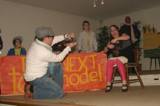 Beim Fotoshooting...