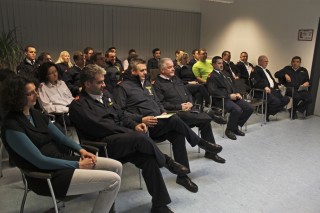 Die Kameradinnen und Kameraden hörten gespannt...