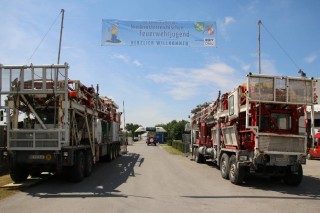 Der Eingang zum 42. Landestreffen der NÖ Feuerwehrjugend